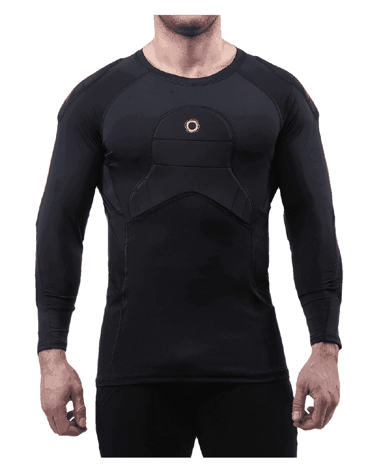 Articulos de portero de futbol ELITE  BADS  ¾ Sleeve, Padded Compression Shirt 1