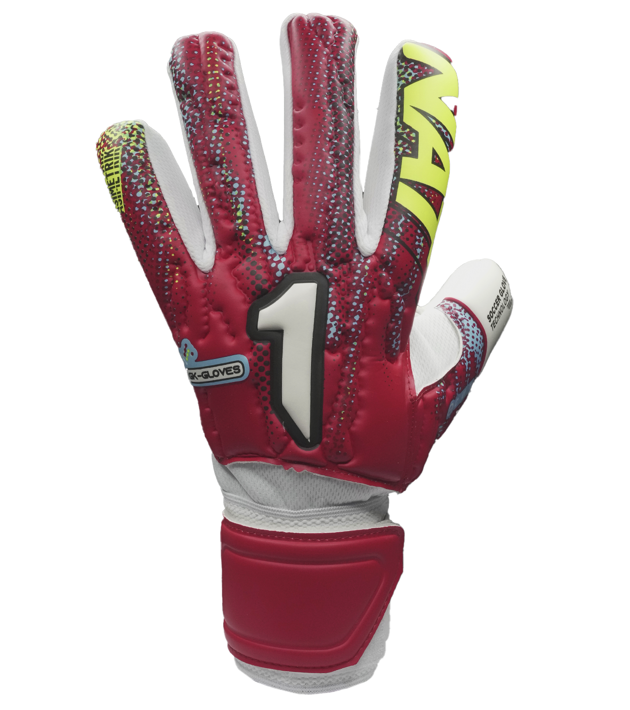 Rinat Asimetrik Stellar Semi  Rojo/Blanco - UnoKeeper
