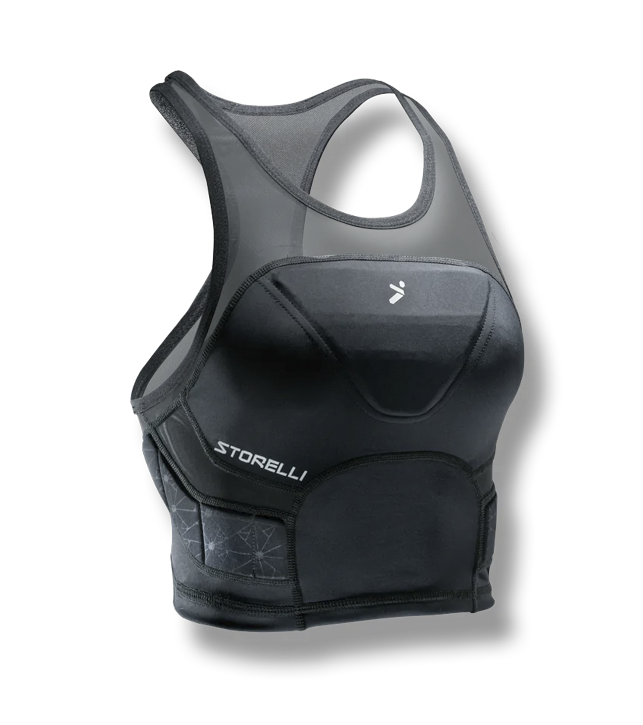 Women’s Bodyshield Crop Top Black Storelli - UnoKeeper