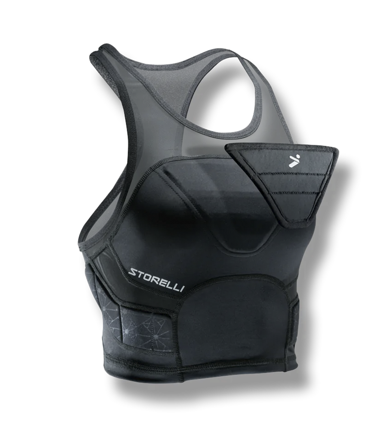 Women’s Bodyshield Crop Top Black Storelli - UnoKeeper