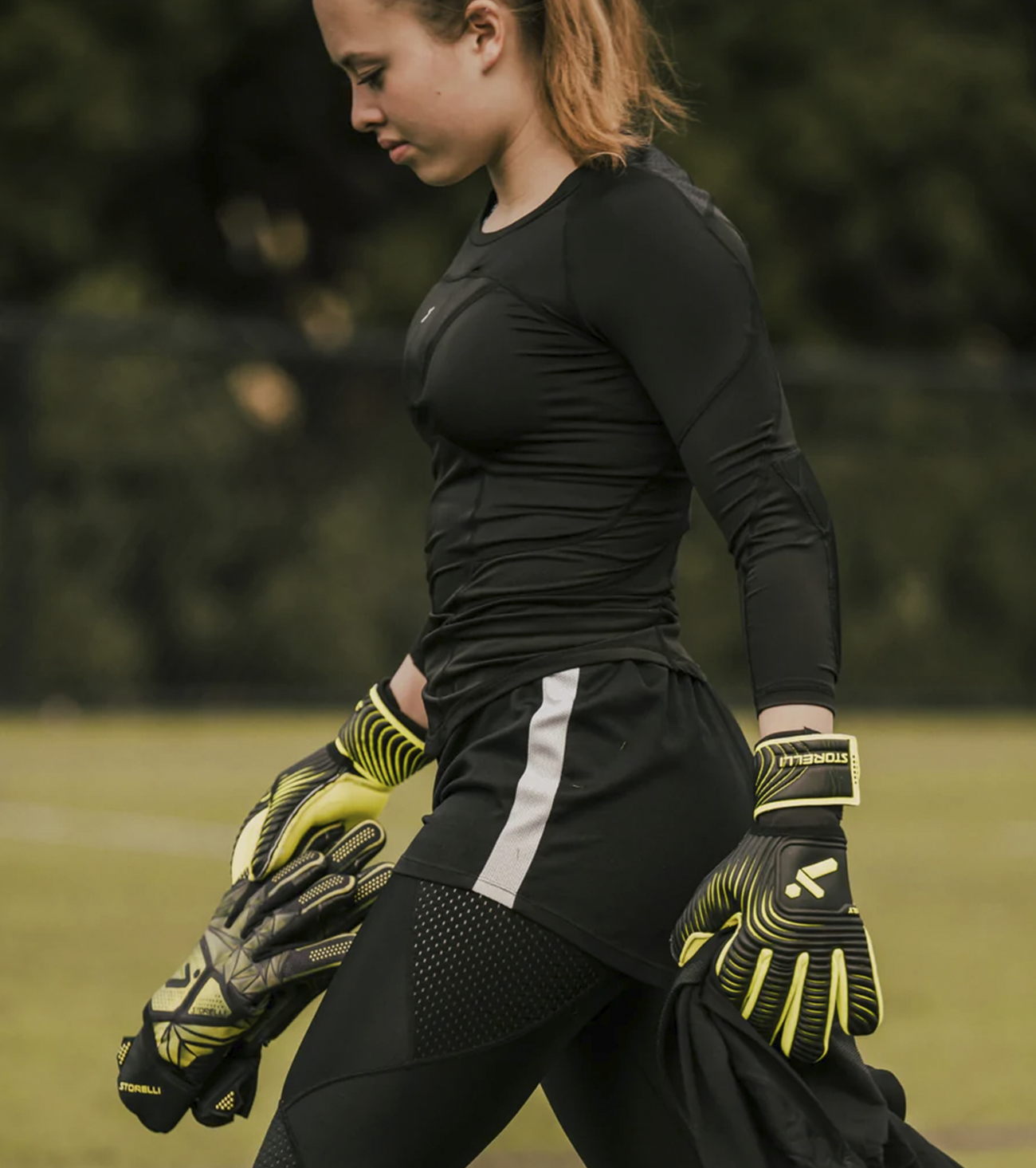Women Bodyshield GK 3/4 Undershirt Storelli Black - UnoKeeper