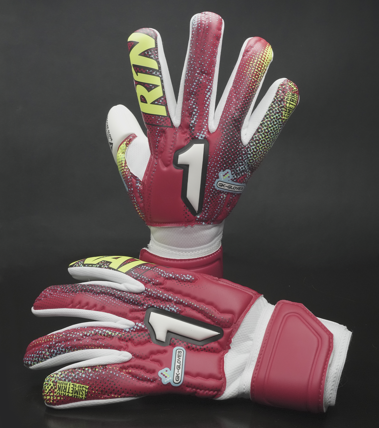 Rinat Asimetrik Stellar Semi  Rojo/Blanco - UnoKeeper