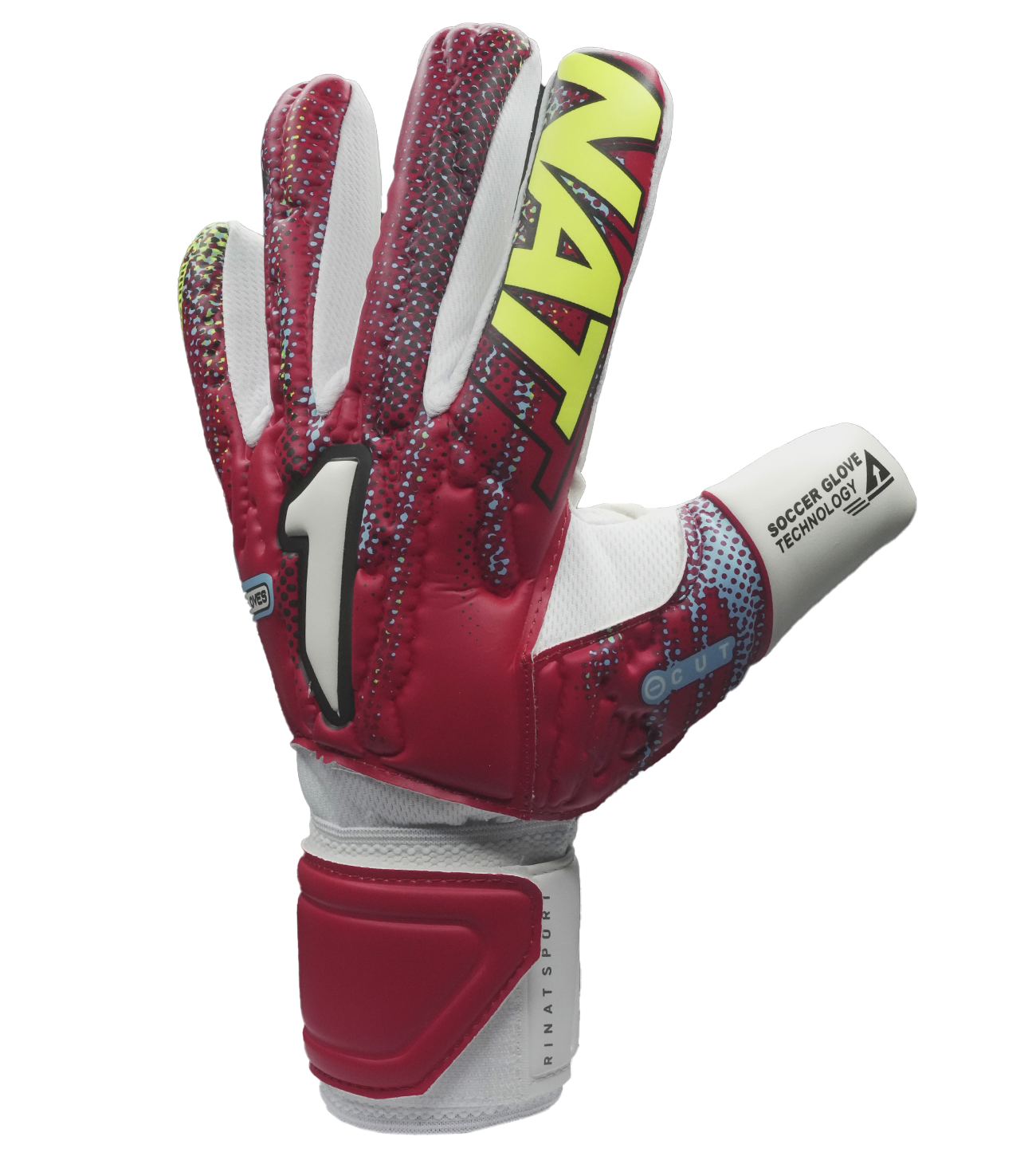 Rinat Asimetrik Stellar Semi  Rojo/Blanco - UnoKeeper