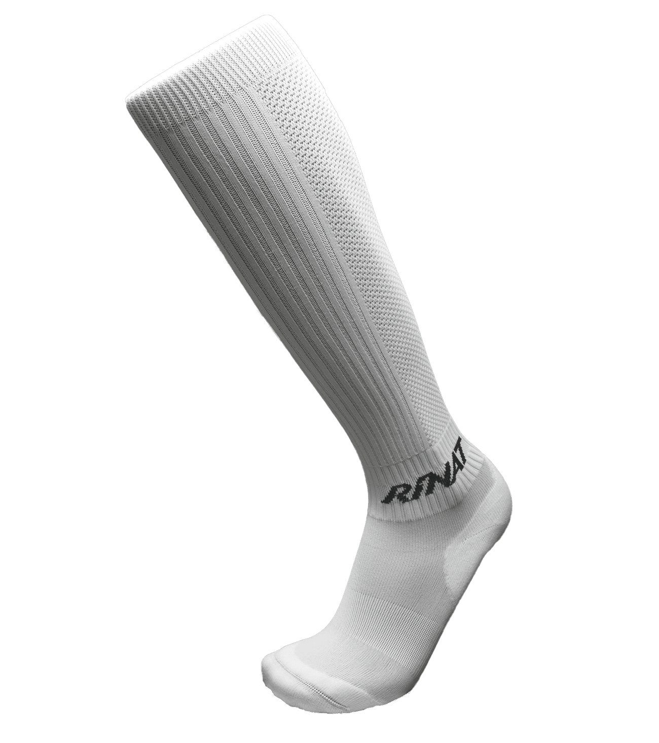 Medias / Calceta Bordada Rinat Algodón Jugador Blanco / Negro - UnoKeeper