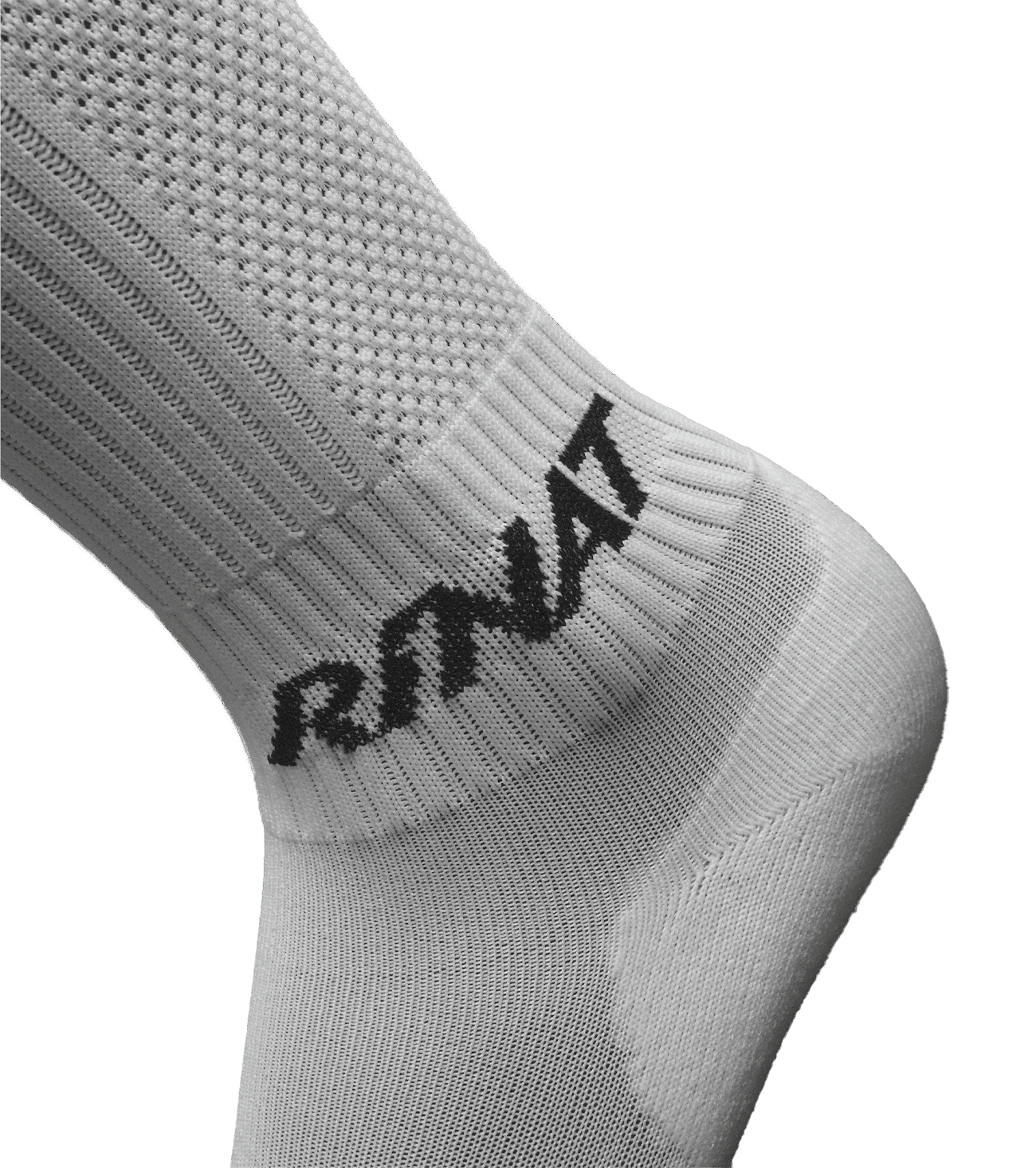 Medias / Calceta Bordada Rinat Algodón Jugador Blanco / Negro - UnoKeeper