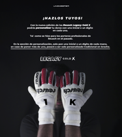 Reusch Legacy Gold X White - Red - UnoKeeper