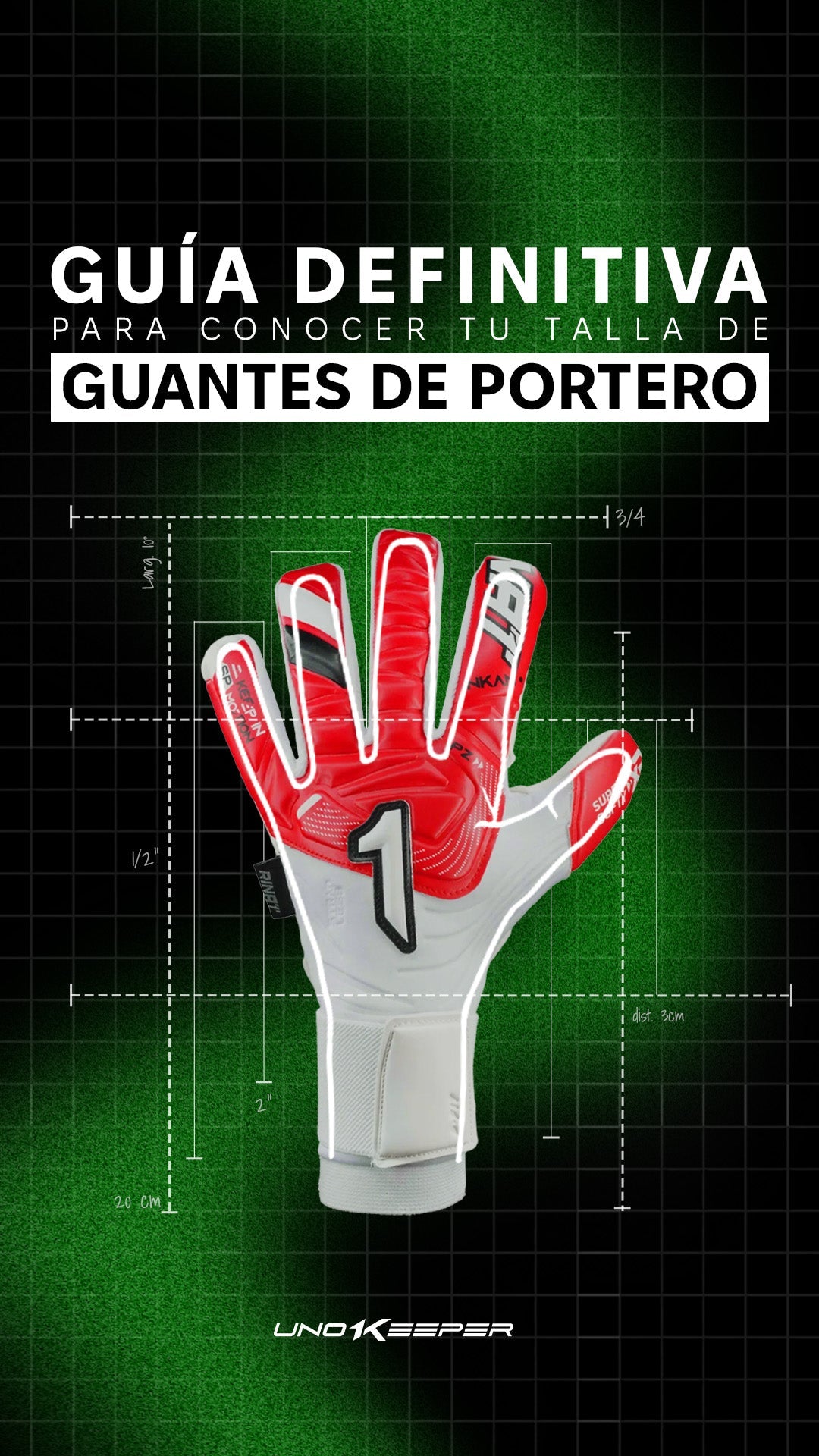 Como saber tu talla de guantes de portero