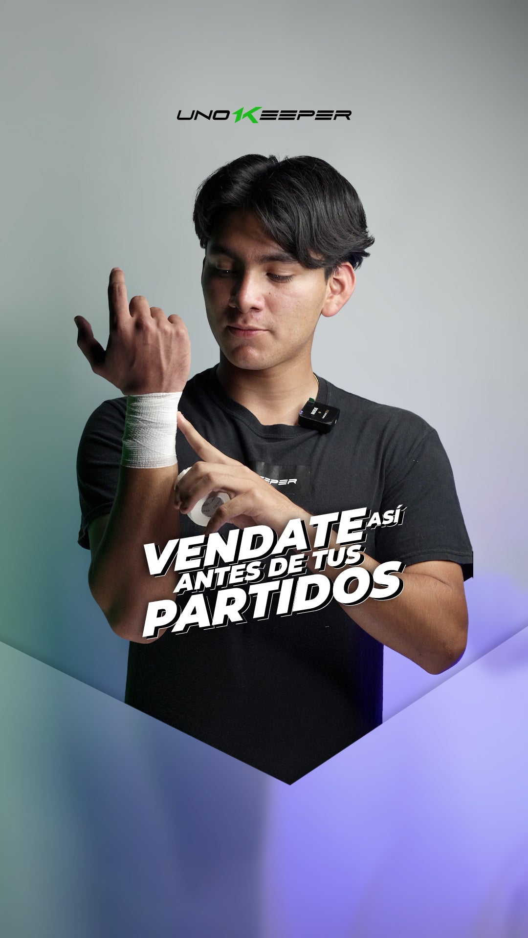 ¿Cómo se venda un portero? Vendaje de dedos y muñeca