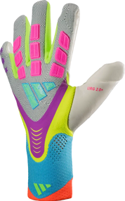 Guantes de portero Adidas Predator GL Pro   Solar Yellow / Bright Cyan / White / Purple Burst