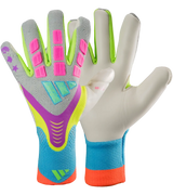 Guantes de portero Adidas Predator GL Pro   Solar Yellow / Bright Cyan / White / Purple Burst