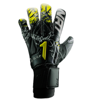 Guantes de Portero Asimetrik Prime Adulto Negro/Amarillo/Plata