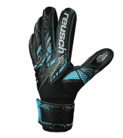 Reusch Attrakt Infinity Finger Support Black Blue - UnoKeeper