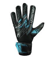 Reusch Attrakt Infinity Finger Support Black Blue - UnoKeeper