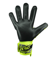 Attrakt Silver Yellow Black Guantes de portero con rendimiento avanzado y diseño impactante