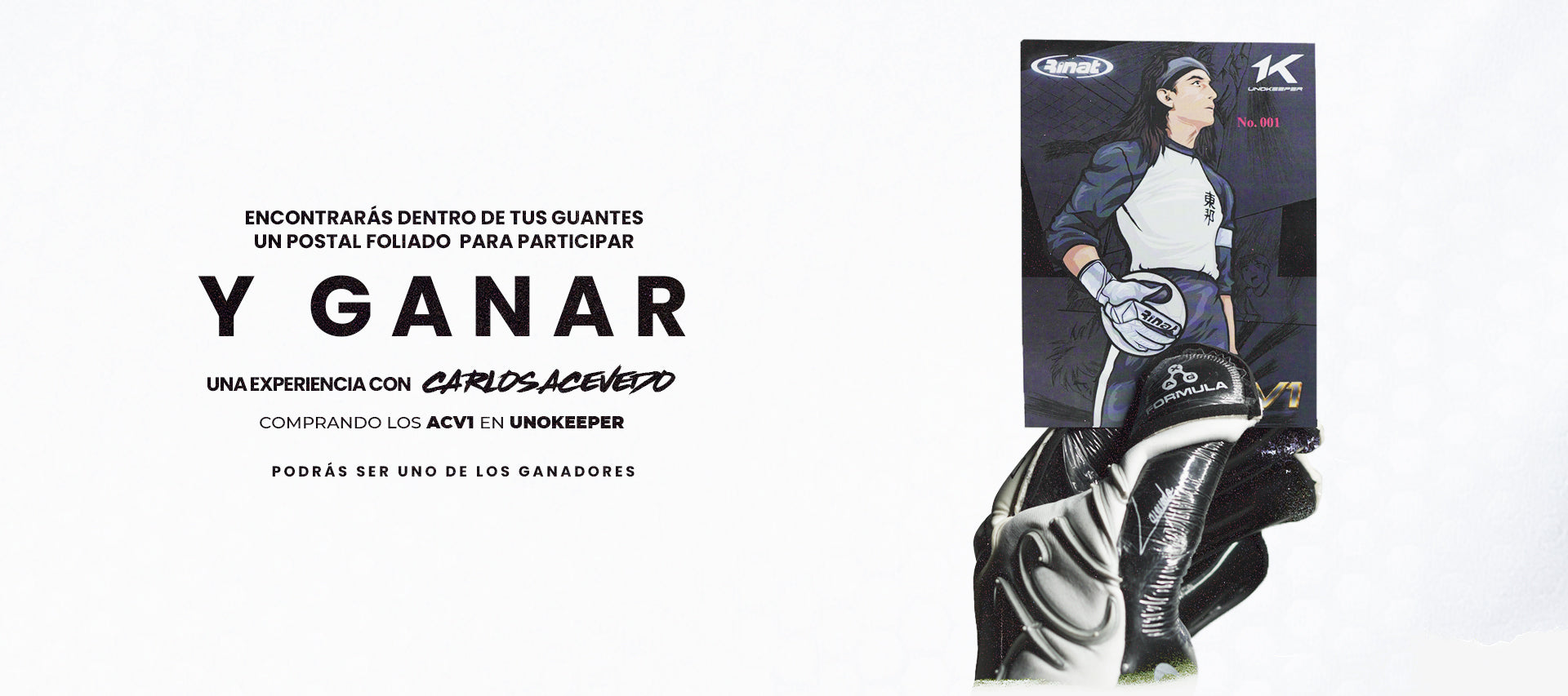 guantes de portero acv1 pro Rinat unokeeper postales acevedo