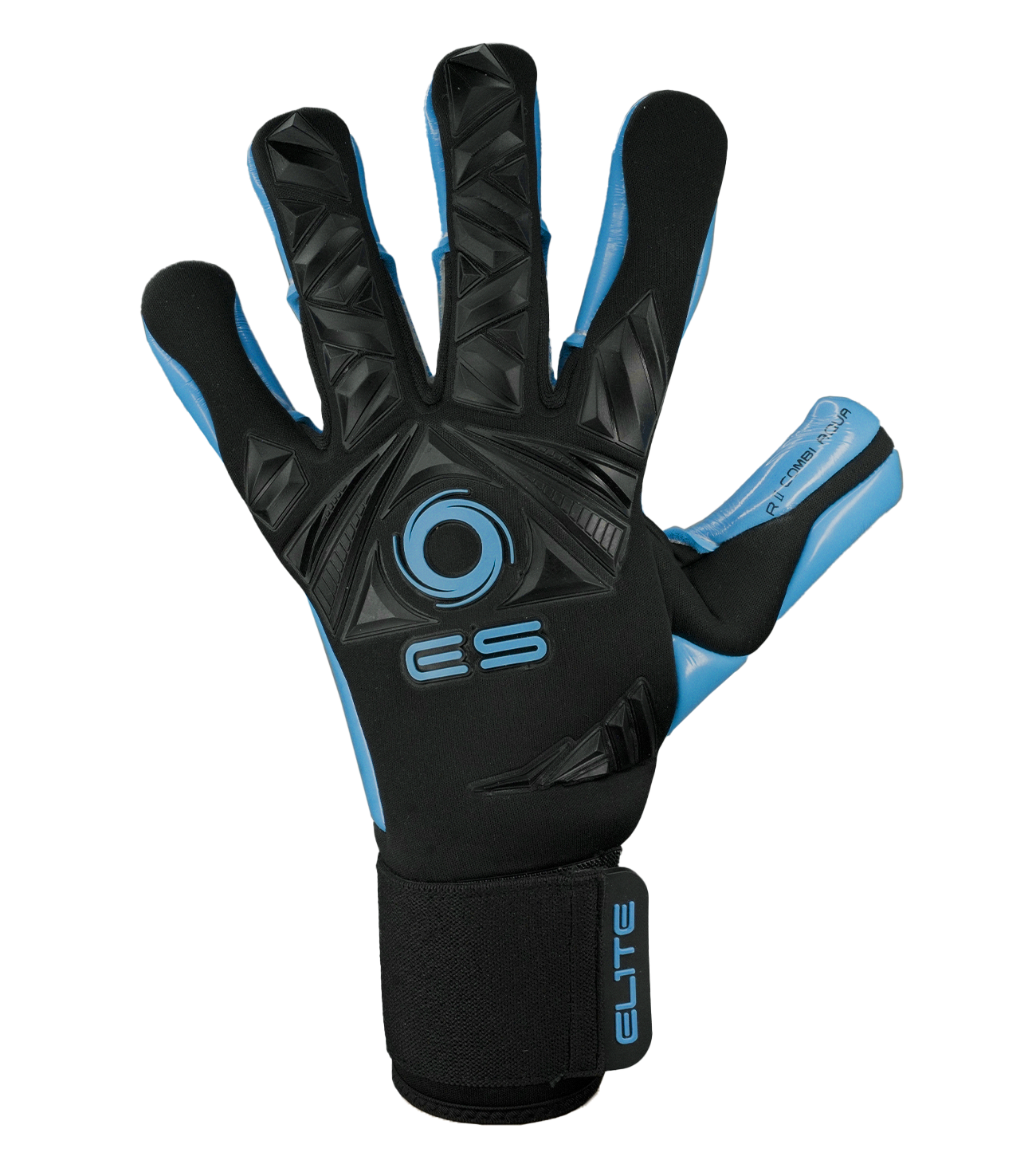 Guantes de portero de futbol Elite Revolution II Combi Aqua 1