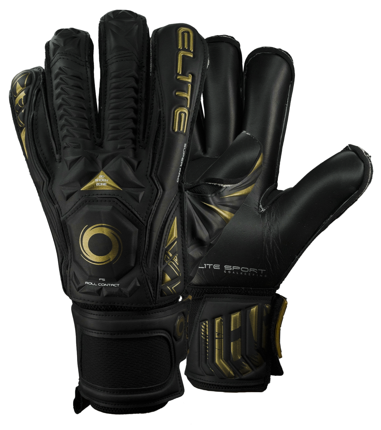 Guantes de portero de futbol Elite Black Real unokeeper 0