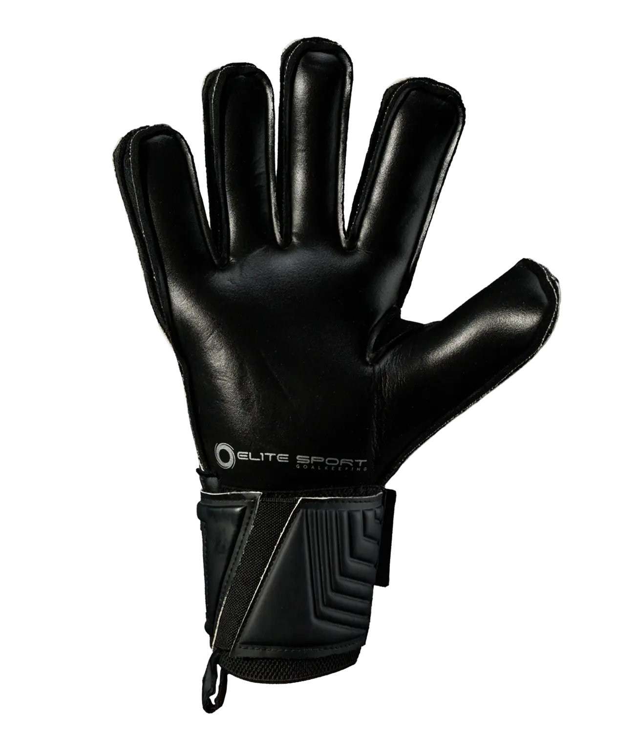 Guantes de portero Elite R1 negro/blanco — palma | UnoKeeper
