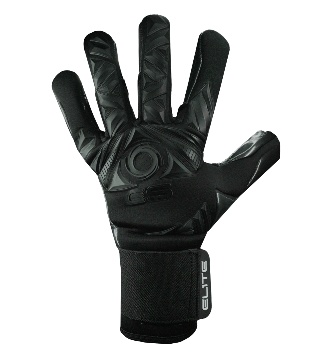 Guantes de portero de futbol Elite Revolution II Black 1