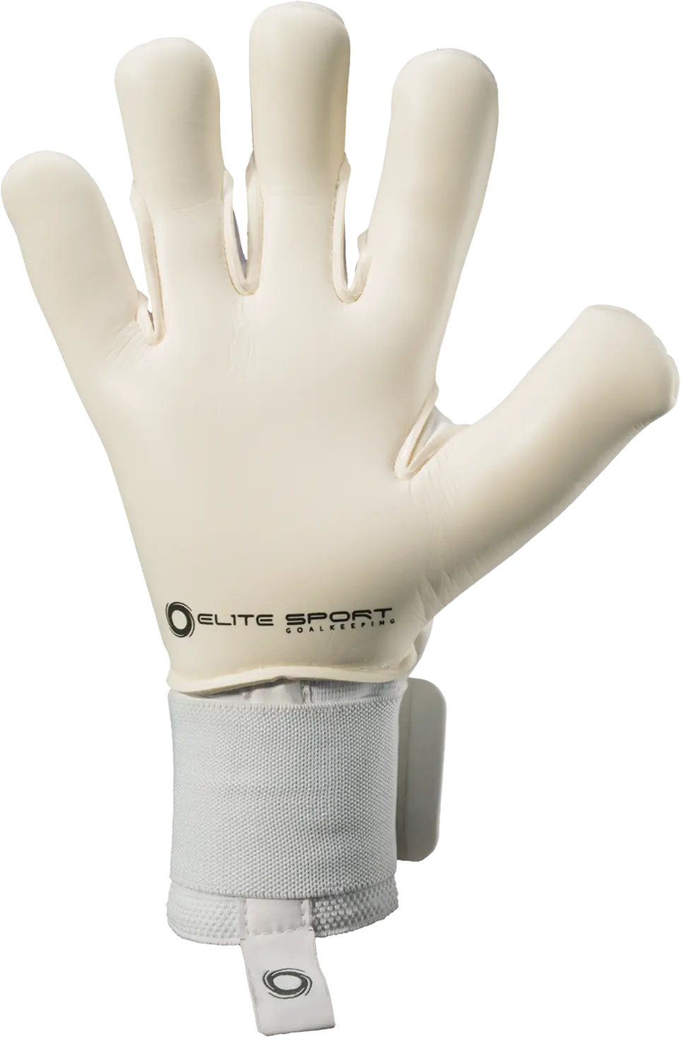 Guantes de portero Elite Revolution X AR blanco/azul — palma | UnoKeeper