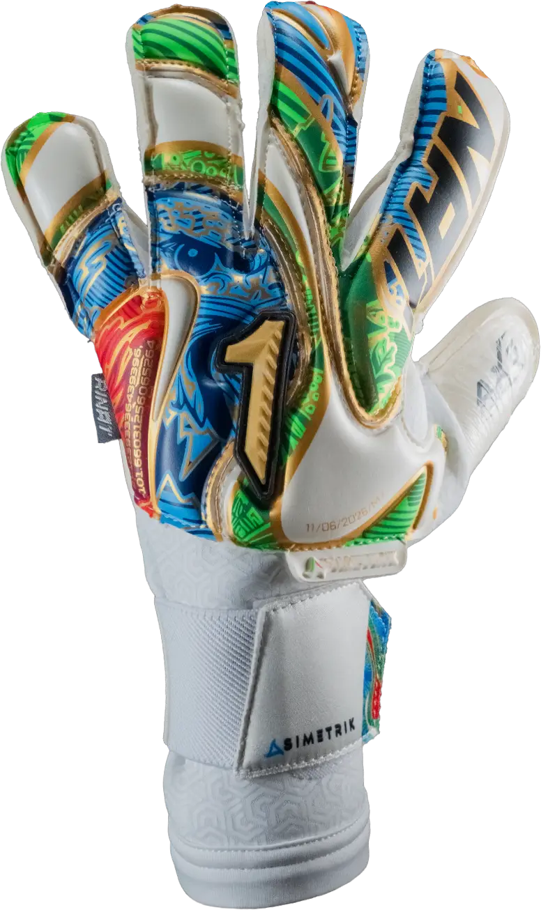 Guantes de Portero Rinat Asimetrik Pro Multicolor/Blanco