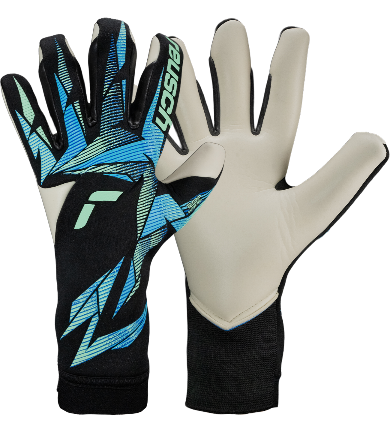 Guantes de portero Reusch Attrakt Re:Grip Strapless con látex RE:GRIP de doble capa que aumenta la durabilidad y mantiene un agarre profesional por más tiempo, corte negativo Evolution para ajuste tipo segunda piel, diseño strapless ligero y revés de silicona que mejora control, comodidad y rendimiento en cada atajada.