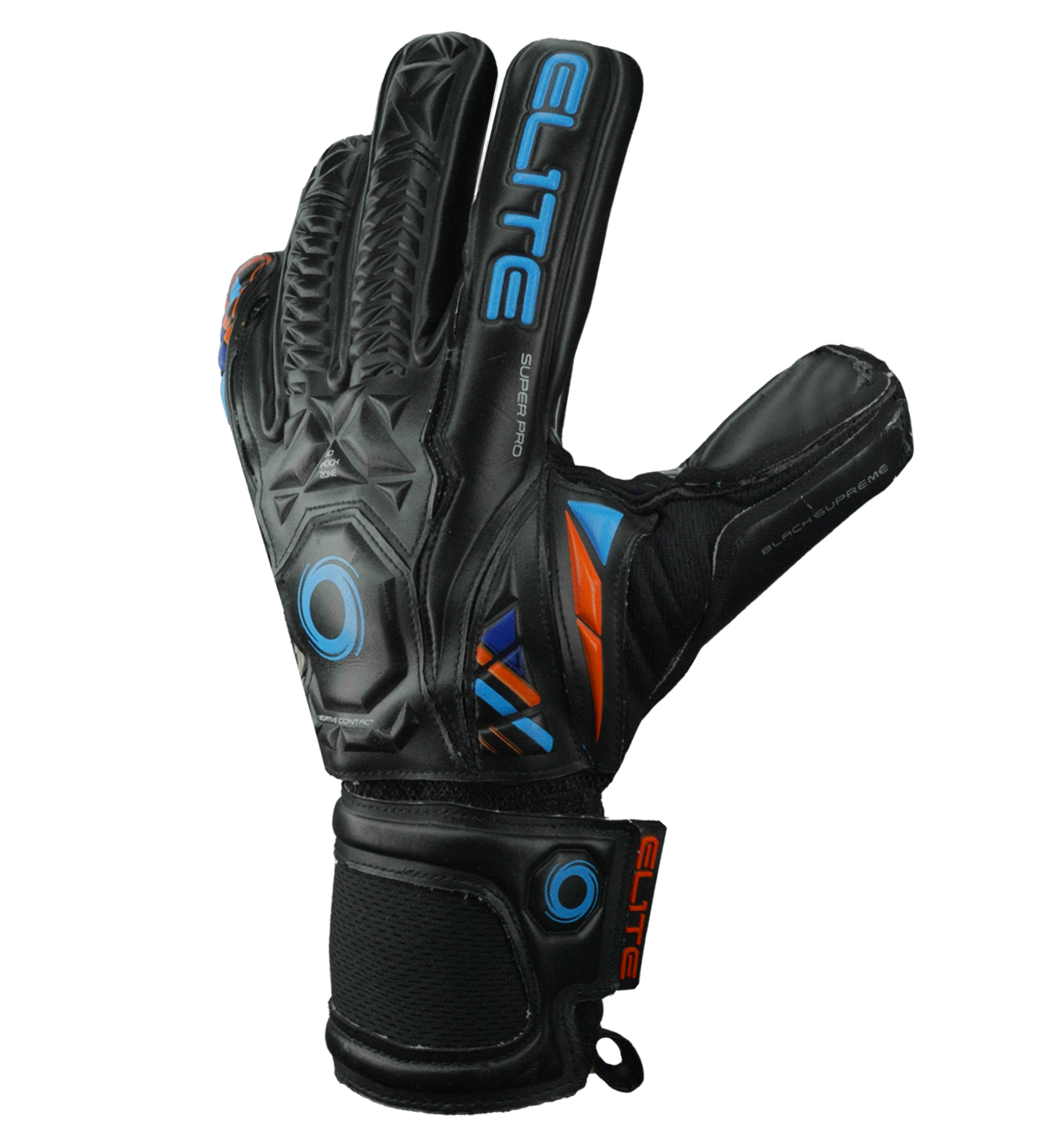 Guantes de portero de fútbol Elite Supreme N Black 3