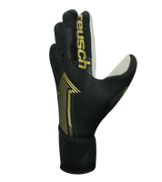 Guantes de portero Reusch FastGrip Silver Junior, con palma Fusion de alto agarre, corte Hybrid Evolution preformado y dorso flexible con ventilación. Guantes de portero de futbol para jóvenes, resistentes y precisos en entrenamientos y partidos bajo cualquier condición climática.