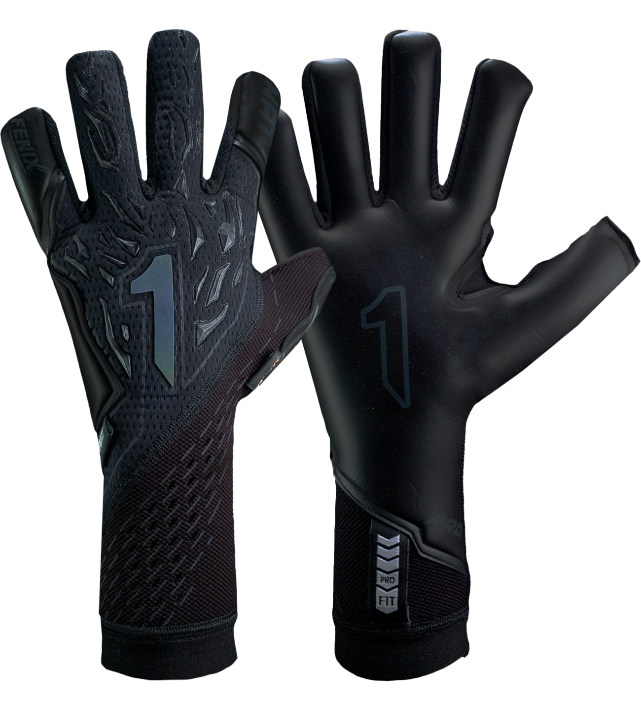 Guantes de portero de futbol Rinat Fénix Eternal Pro Rojo, modelo insignia ultraligero con palma alemana AWG®, corte negativo envolvente, dorso híbrido AIRGRID + BREATHEX y cierre strapless. Rendimiento élite con agarre y comodidad total. Disponibles en UnoKeeper.