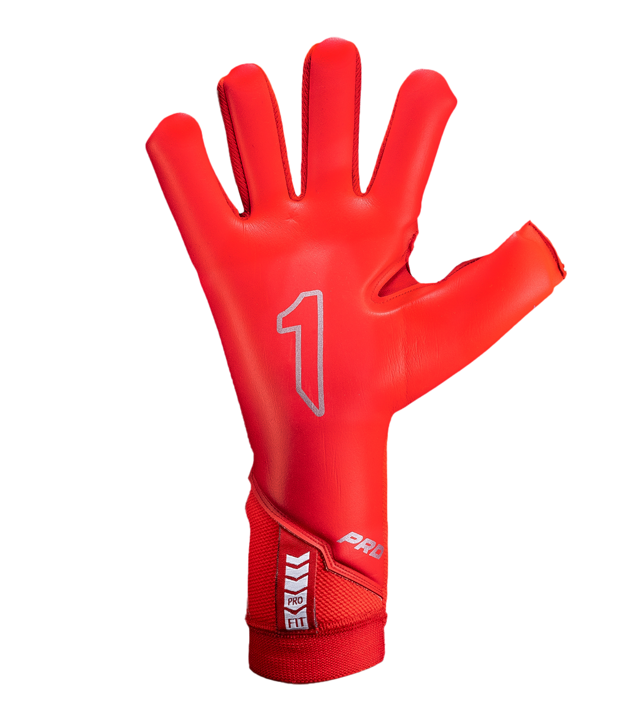 Guantes de portero de futbol Rinat Fénix Eternal Pro Rojo, modelo insignia ultraligero con palma alemana AWG®, corte negativo envolvente, dorso híbrido AIRGRID + BREATHEX y cierre strapless. Rendimiento élite con agarre y comodidad total. Disponibles en UnoKeeper.
