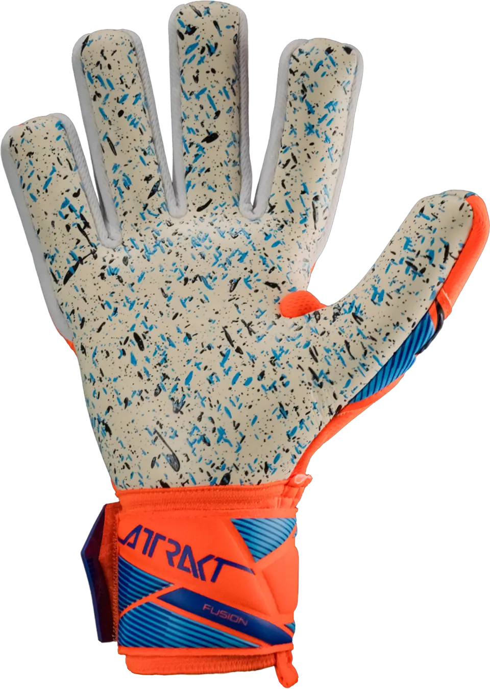 Guantes de Portero Reusch World CUP Attrakt Fusion NC Shocking Orange Blue
