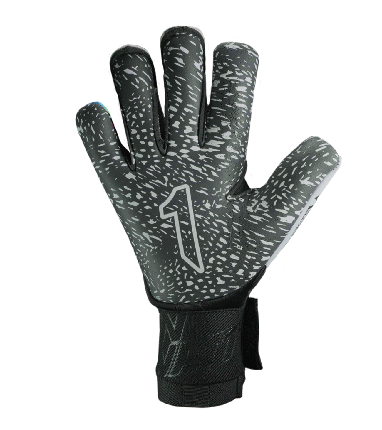 Guantes de portero Asimetrik Spines Prime, con palma HG+ Next ultra resistente, corte Hyper Cut anatómico y varillas de protección en los dedos. Guantes de portero de futbol semi profesionales. Disponibles en UnoKeeper.