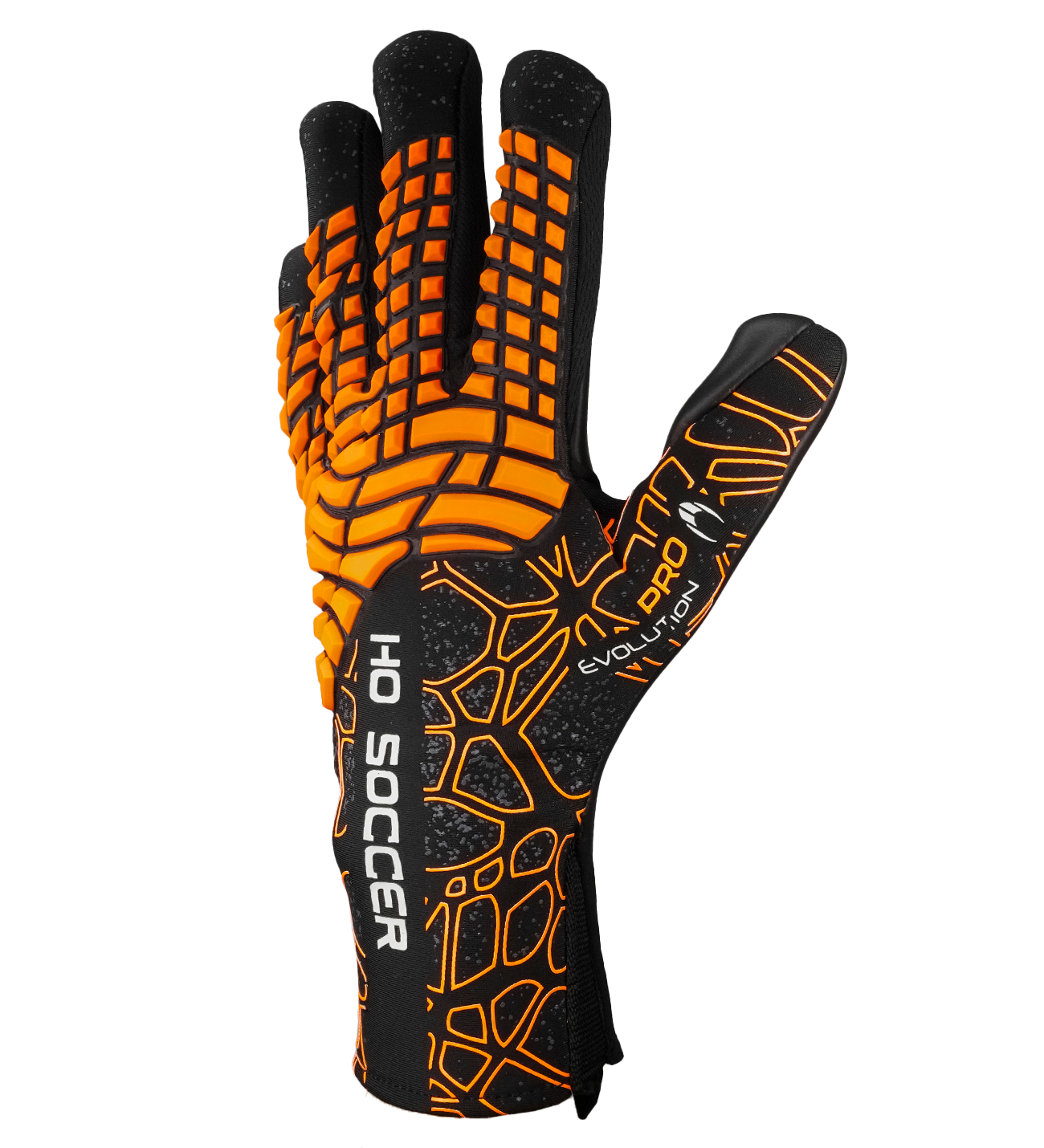 Guantes de portero de futbol HO Soccer Pro Evolution NG Web Orange 2