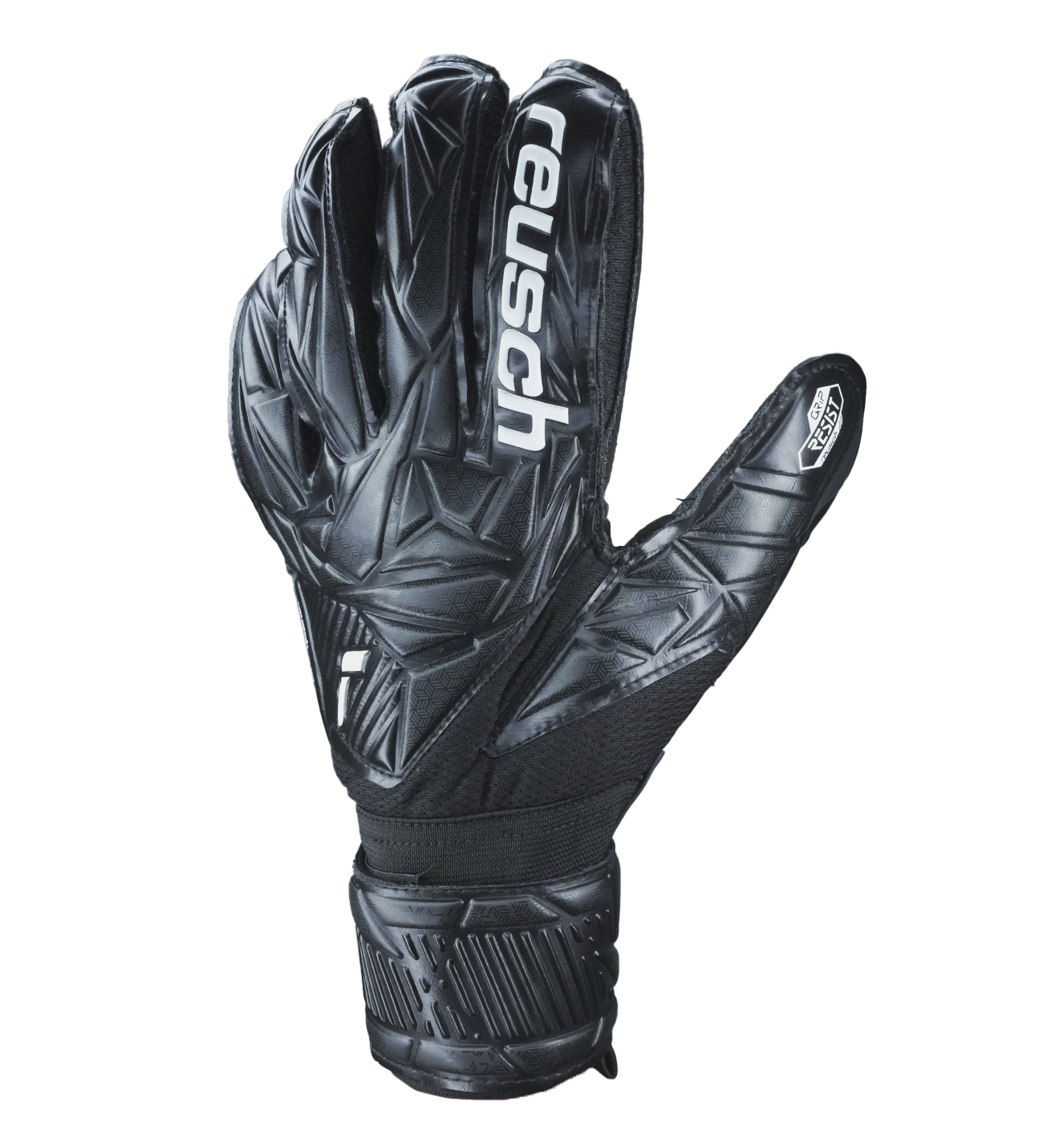 Guantes de portero de futbol Reusch Attrakt Resist Black unokeeper 2