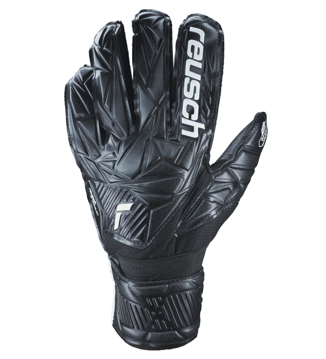 Guantes de portero de futbol Reusch Attrakt Resist Black unokeeper 1