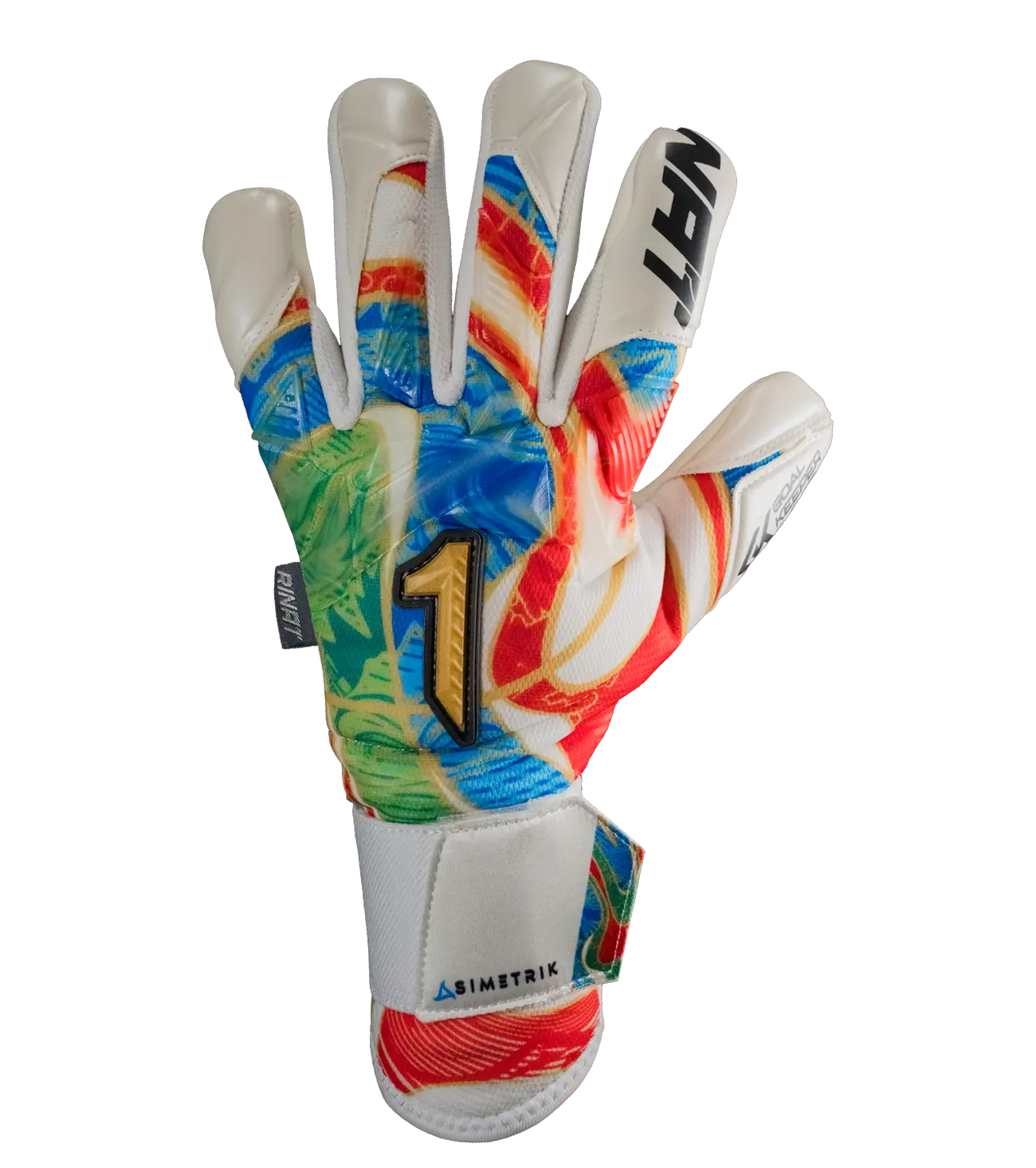 Guantes de Portero Rinat Asimetrik Aero Prime Multicolor / Blanco — foto 2