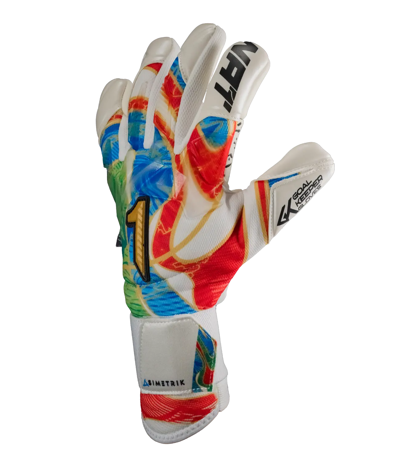 Guantes de Portero Rinat Asimetrik Aero Prime Multicolor / Blanco — foto 4