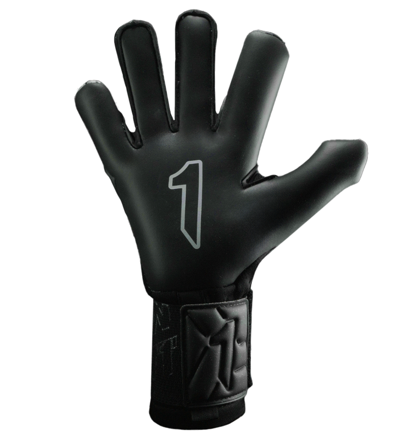 Guantes de portero Rinat Asimetrik Pro en colores clásicos, con látex natural voluminoso en el dorso y palma de látex alemán AXG® para agarre superior en lluvia; corte Hero Cut que combina flat y rollfinger para máximo control; cierre con muñequera elástica y cintillo ancho ajustable. Diseñados para porteros profesionales y amateurs que buscan durabilidad, precisión y rendimiento en césped natural y sintético.