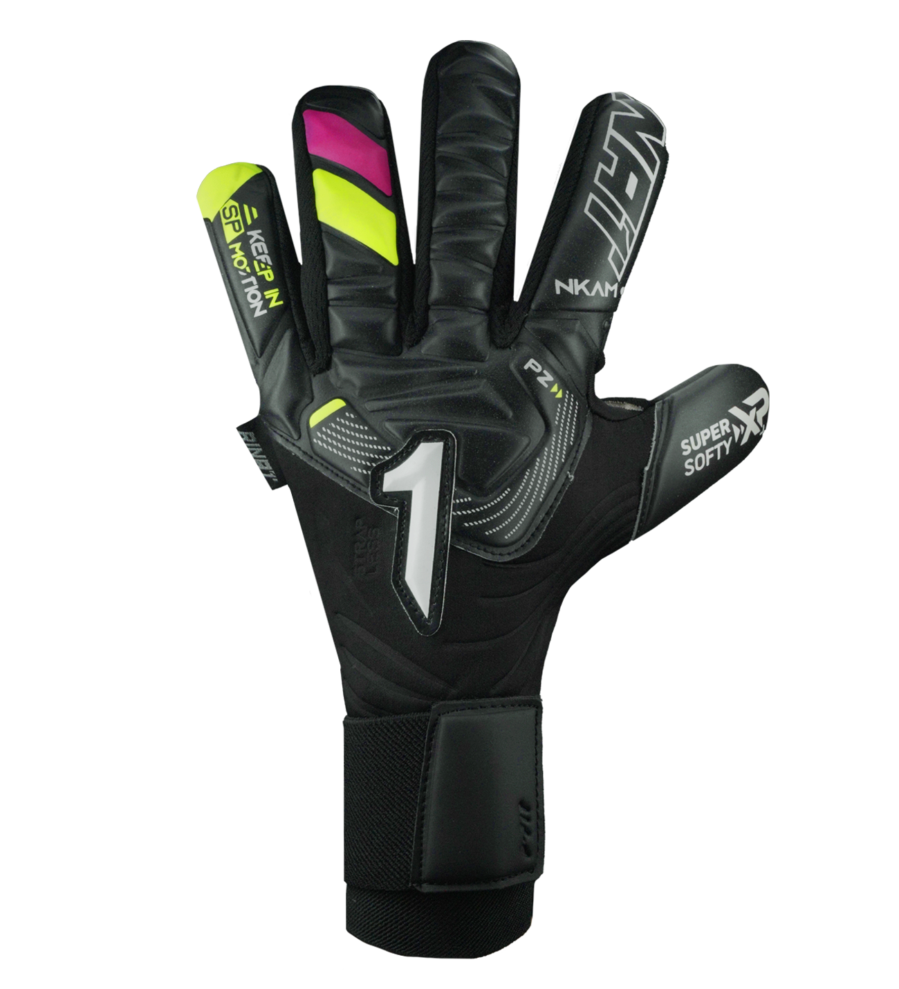 Guantes de portero de futbol Rinat NKAM Prime Negro 1