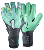 Guantes de portero de futbol Rinat Nkam Pro Verde Aqua 0