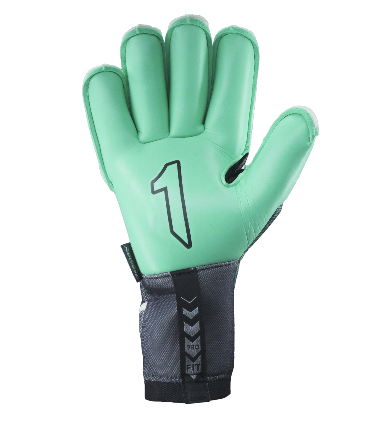 Guantes de portero de futbol Rinat Nkam Pro Verde Aqua 3