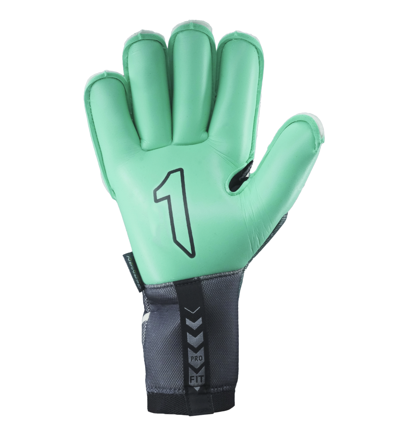 Guantes de portero de futbol Rinat Nkam Pro Verde Aqua 3