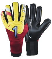 Guantes de portero de futbol Rinat Nkam Semi Amarillo 0