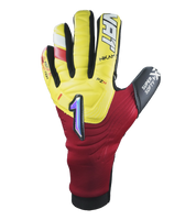 Guantes de portero de futbol Rinat Nkam Semi Amarillo 2