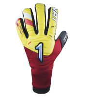 Guantes de portero de futbol Rinat Nkam Semi Amarillo 1