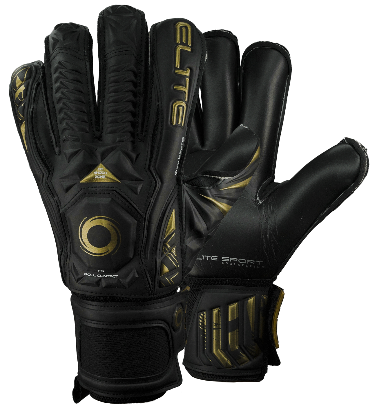 Guantes de portero de futbol Elite Black Real unokeeper 0