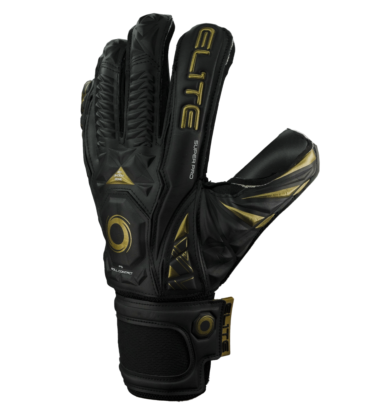 Guantes de portero de futbol Elite Black Real unokeeper 3