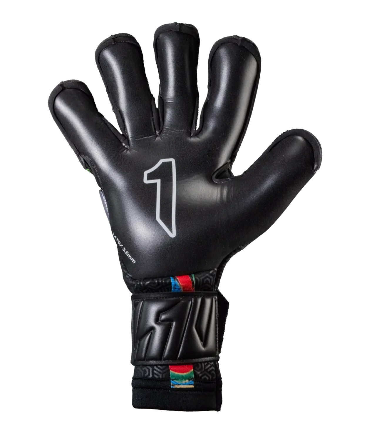 Guantes de Portero Rinat Asimetrik Pro Future Multicolor Negro — foto 3