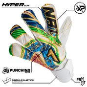 Guantes de Portero Rinat Asimetrik  Prime      Multicolor / Blanco