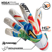 Guantes de Portero Rinat Asimetrik  Aero Prime      Multicolor / Blanco